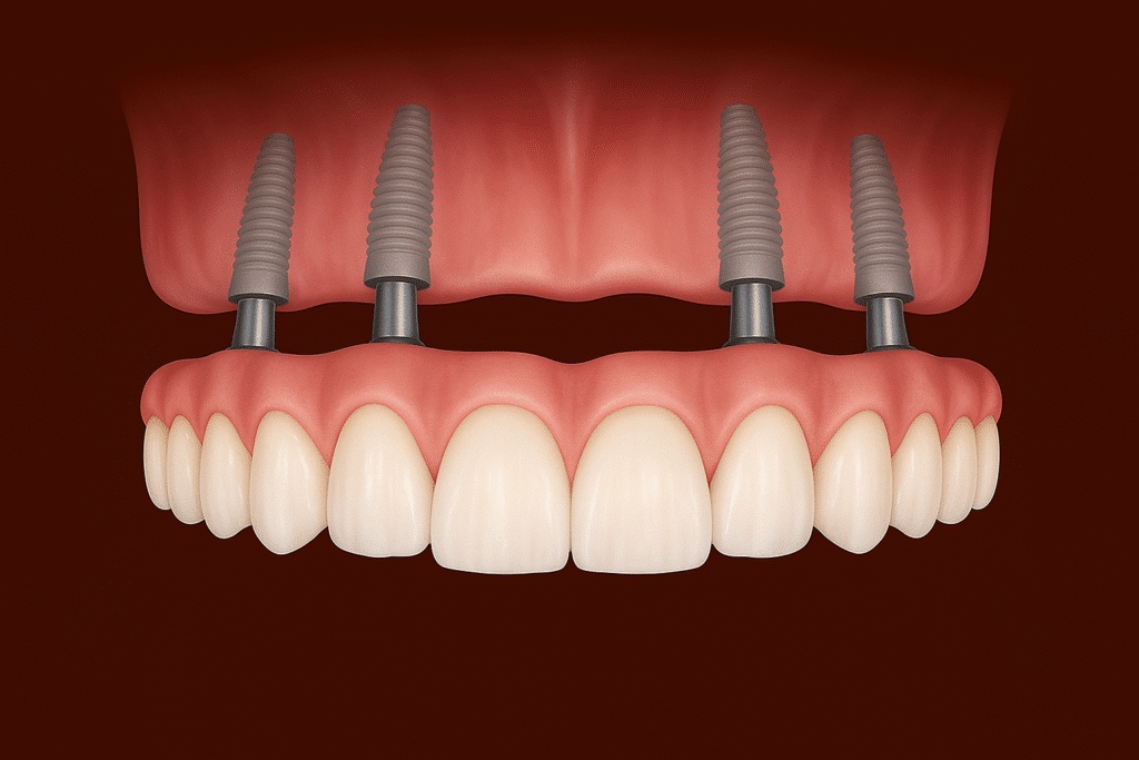 Ένα Νέο Χαμόγελο με Υβριδικές Αποκαταστάσεις και All-on-4